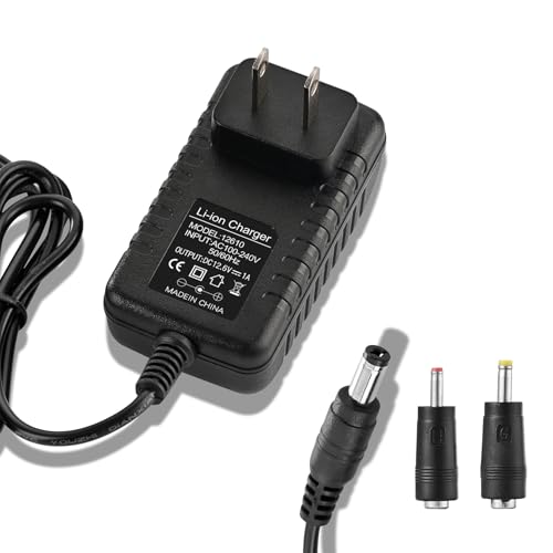 Massage Gun Charger 12v ~ 12.6v 1.0A Charger for 12.6v Massage Gun Power Cord Switch Power Supply