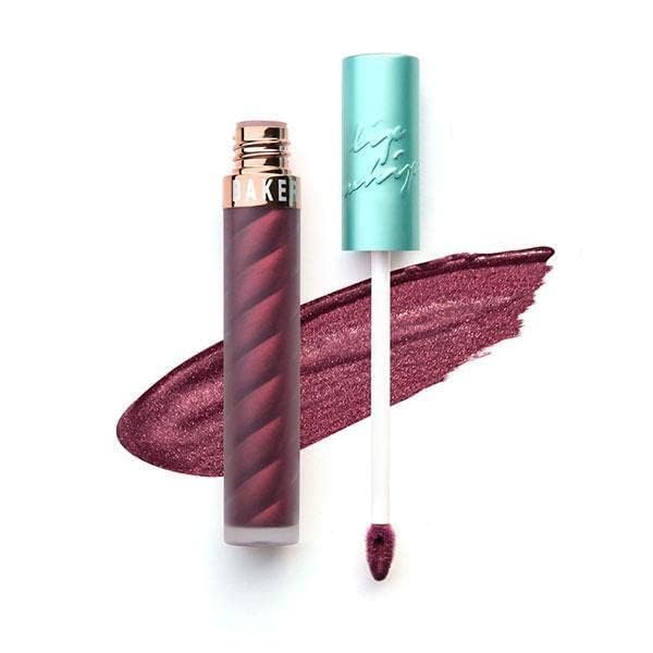 Beauty Bakerie Lip Whip Liquid Lipstick for Women, Waterproof Lip Gloss, Tint, Stain Long Lasting Hydrating Moisturizer, Matte or Metallic, 3.5mL, I Like to Chai Chai