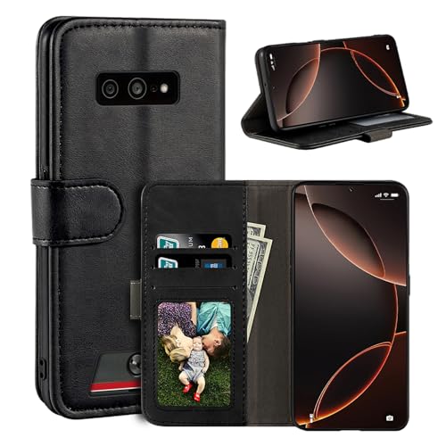 UOGNADGD ���U�[�t���b�v�J�o�[ Kyocera Torque G07 �Ƃ̌݊������� �J�[�h�X���b�g�t���E�H���b�g�P�[�X�A�}�O�l�b�g�N���[�W���[�A�L�b�N�X�^���h�ARFID�ϏՌ��t�H���I (�u���b�N)