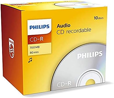 Philips CDR 80min 700MB Audio 10Pack puste płyty CD