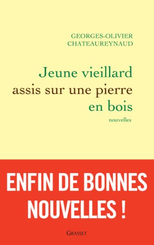Jeune vieillard assis sur une pierre en bois: Nouvelles