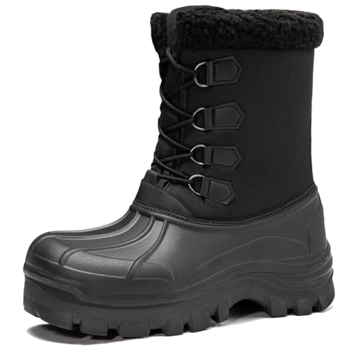 [NEARDREAM] スノーブーツ メンズ レディース スノーシューズ 防寒 雪 冬用 トレッキングシューズ 登山 靴 ボア 裏...