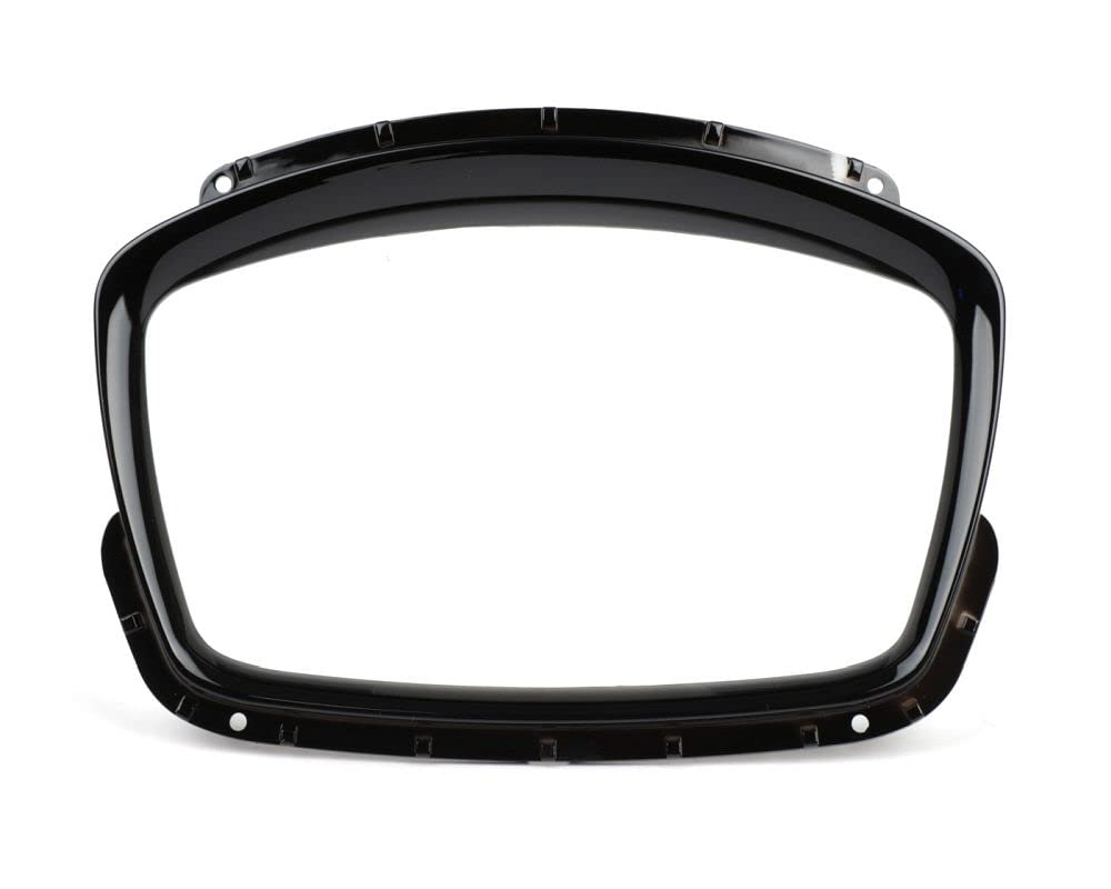 MOTO NOSTRA Tachorahmen schwarz glänzend für Vespa GTS 125 Super Supertech, Vespa GTS 300 Super HPE Supertech Ersatz Tachoumrandung Tachoblende