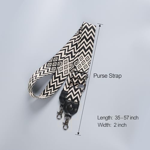 Image of chushui Silver Hardware Purse Strap,Replacement Crossbody Adjustable Shoulder Strap for Handbag Bag