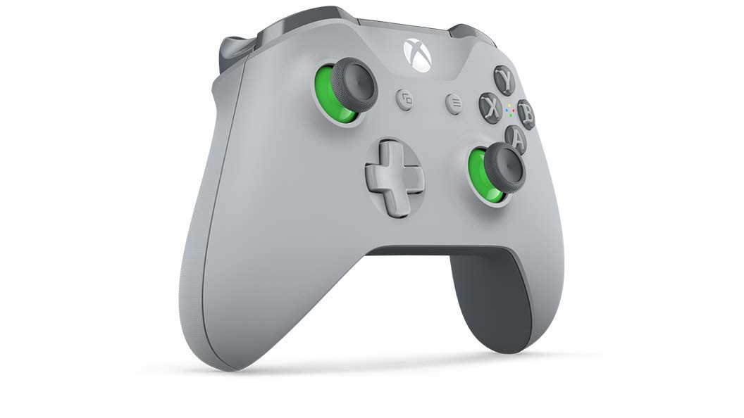 Microsoft Wireless Controller - Grey/Green - Xbox One [video game] [video game] [video game] [video game] [video game] [video game] [video game] [video game] [video game] [video game] [video game] [video game] [video game] [video game] [video game] [video