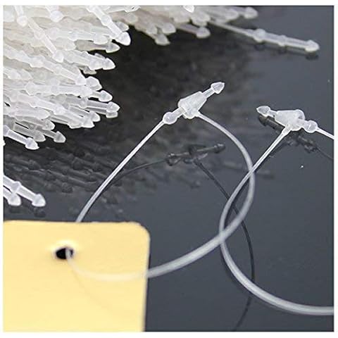 HUELE Security Loop Plastic Tag Fastener Snap Lock 3" Pin Cover