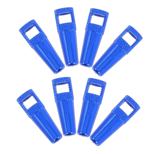 8 piezas Tapas de Válvula para Neumáticos de Bicicleta de Aluminio Ligero para Válvula Francesa miniatura 1