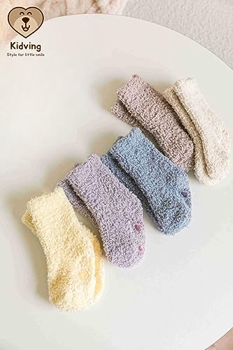 Baby Socks Baby Non Slip Socks Thick Warm Soft Infant Grippy Fluffy Socks Toddler Fuzzy Boys Girls Socks3