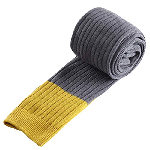 Little Girls' Knitted Patchwork Footless Tights Cropped Pants