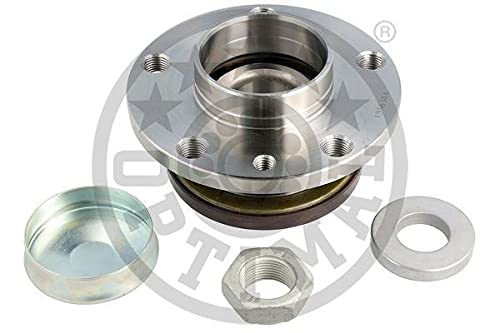 OPTIMAL Juego de cojinete de rueda 802612 Eje trasero 30mm Diámetro exterior: 117mm con anillo sensor magnético incorporado Compatible con ALFA ROMEO 147 937 156 932 GT 937 156 Sportwagon 932