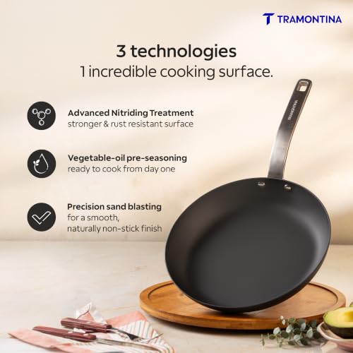 Image of TRAMONTINA Heritage Iron Fry Pan 20 cm | Black