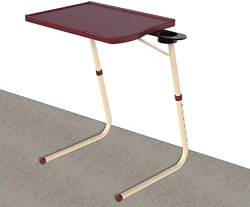 Amazon Basics Height Adjustable Laptop Table | Adjustable Table Angle ...