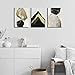 DVQ ART Paintings Wall Decor Canvas Wall Art for Living Room Decorations for Bedroom Abstract Geometic Wall Art Framed Reday to Hang 12x16inches x3 panel
