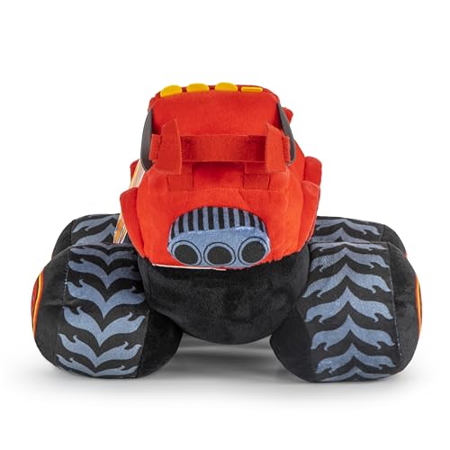 Image of Jay Franco Monster Truck Plush Pillow Buddy - Soft Plushie Stuffed Pillow, Red - Blaze