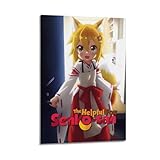 UASDIEMD Póster decorativo de anime con texto en inglés 'Virtuous Young Wife Fairy Fox' (40 x 60 cm)