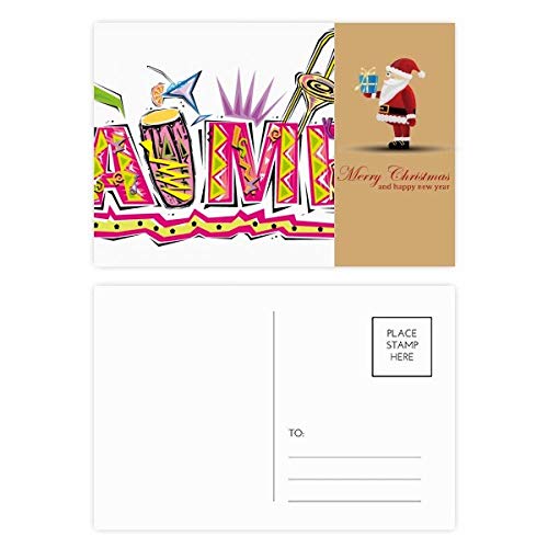 Cartes postales père Noël rose Mexique lot de 20 correspondance correspondance