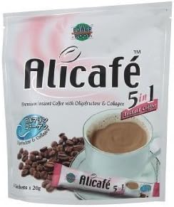Alicafe Premium Instant 5 in 1 Coffee Drink with Oligofructose & Collagen 300g