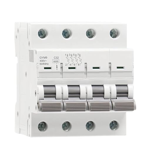 Disjoncteur 4P 6A 6 KA GYM9 haute protection électrique