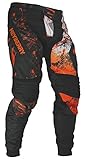 HEYBERRY Motocross Enduro Quad Hose schwarz orange Gr. M