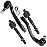 SCITOO 4pcs Front Suspension Kit Inner Outer Tie Rod End Fit 1998-2003 For Mercedes-Benz Ml320 2003-2005 Ml350 1999-2001 Ml430