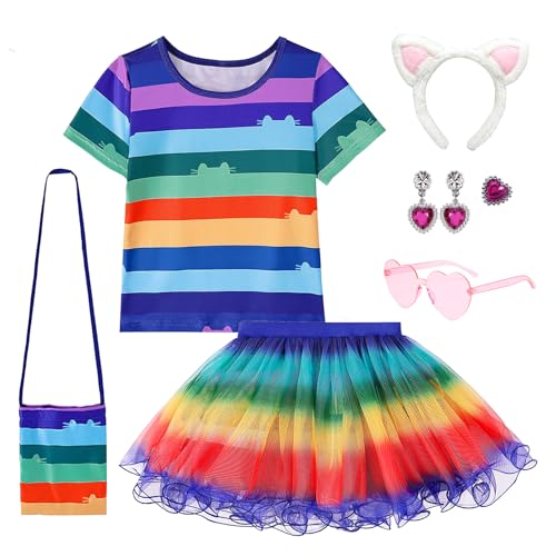 Conjunto de Disfraz Arcoíris para Niñas