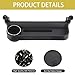 Grab Bar Tray Passenger Side Co-Pilot Handle Expansion Storage Tray Organizer Box Cup Holder Fit for Suzuki Jimny 2019-2025 Interior Accessories (Silver Ring)