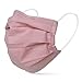 Produktbild tanzmuster ® Gesichtsmaske für Erwachsene - Stoffmaske mit Nasenbügel und Filtertasche - Alltagsmaske waschbar - 100% Baumwolle OEKO-TEX Standard 100. Hauchdünn 03-Rosa M/L