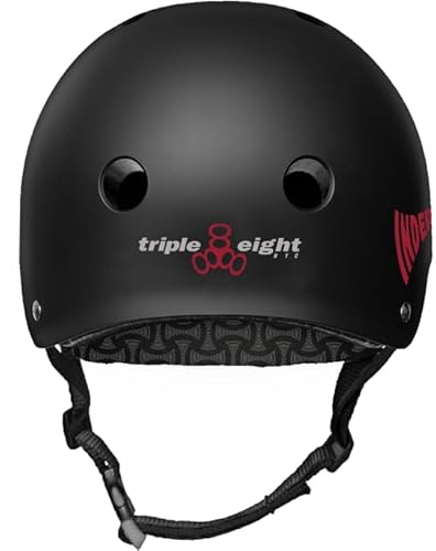 image for Triple Eight Certified Sweatsaver Helmet for Skateboarding, BMX, Rolle