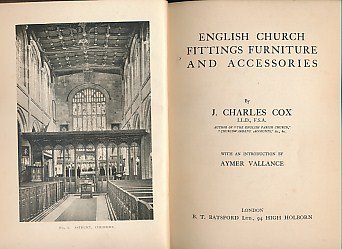 English Church Fittings, Furniture & Accessories B0012DOPN2 Book Cover