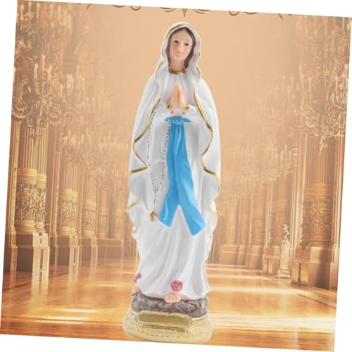 Décoration religieuse Vierge en résine statue NUOBESTY - 8