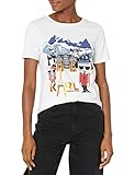 KARL LAGERFELD Paris Damen Kurzärmliges Karl T-Shirt, Apres Ski weiß/rot, Mittel