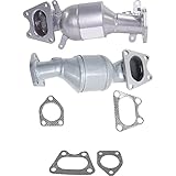 Evan Fischer Catalytic Converter Set of 2 Compatible With 2003-2007 Honda Accord, Fits 2003-2009 Acura MDX
