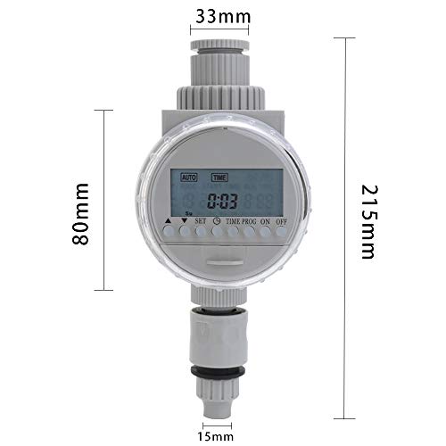 KKmoon Branco Painel Solar de Energia Solar Controle de Irrigação Do Jardim Auto Economia de Água Co