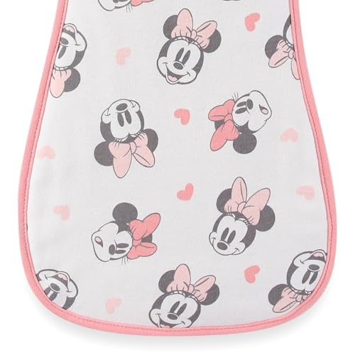 Image of Disney Baby Minnie Mouse Burp Cloths 3 Pack Soft Absorbent 20 inch x 10 inch Leakproof Burping Rags for Newborn and Infants