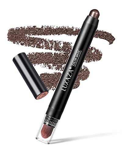 LUXAZA Eyeshadow Stick Espreso,Shimmer & Smooth Cream Eye Shadow Pencil Waterproof Long Lasting Eyeshadow Pen Stick