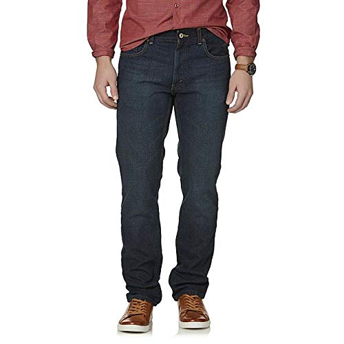 Route 66 Slim Fit Straight Leg Mens Jeans Dark Tint