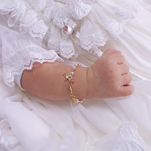 Image of Cherished Moments Bracelet or Necklace Cross, 14K Gold-Plated