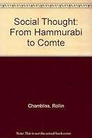 Social Thought: From Hammurabi to Comte 0829001476 Book Cover