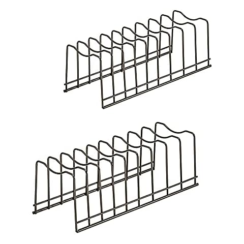 Y.Z.Bros Pot&Pan Lid Rack Holder Organizer, Rest Cutting Board, Baking Sheet, Stainless Steel Cover