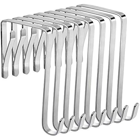 ilauke Adjustable Over Door Hooks Set of 8 Cover