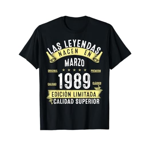 36 Años Cumpleaños Las Leyendas Nacen En Marzo de 1989 Camiseta
