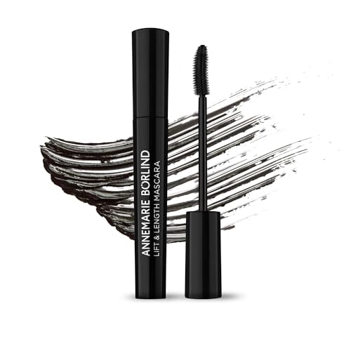 ANNEMARIE BÖRLIND AUGEN EFFECTIVE NATURAL BEAUTY Lift & Length Mascara (9,3 ml) - Pflegende Textur mit 3D-Effekt für Mehr Volumen, Länge und Schwung, Mit Marulaöl für extra Glanz und Pflege, Vegan