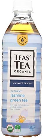 Teas' Tea, Tea Green Jasmine Organic, 16.9 Fl Oz