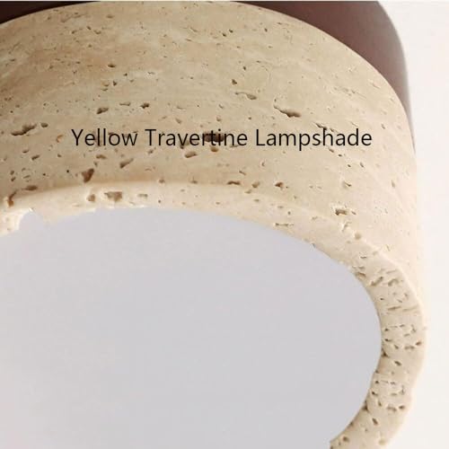 Plafonnier LED travertin à intensité variable et 3 températures de couleur - 8
