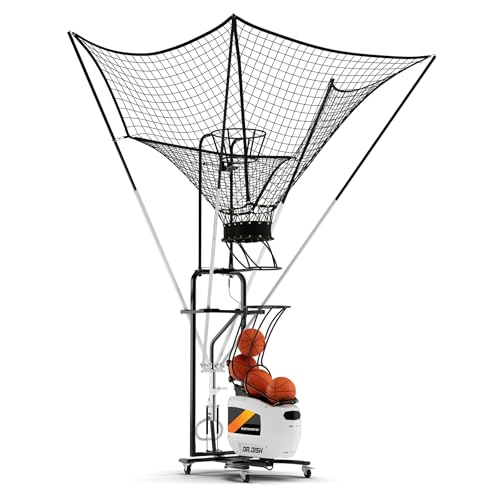 Dr. Dish Home Basketball Shooting Machine - Shot Trainer and Automatic Rebounder for Home and Driveway Use