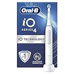 Oral-B iO4 Electric Toothbrushes for Adults Oral B Electric Toothbrush 1 Toothbrush Head 4 Modes with Teeth Whitening UK 2 Pin Plug, White