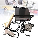Elektrostatische SprüHmaschine Set,Elektrostatische Pulverbeschichtungssystem,Pulverbeschichtung,Pulverbeschichtungsmaschine Mit SprüHpistole,FußSchalter,Lackpistole(Black)