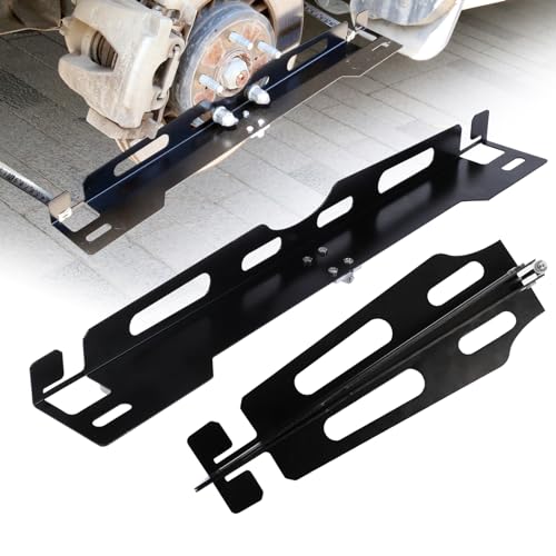 XBSLPNCED Wheel Alignment Tool with Aluminum Alloy Hinge, A Pair of Collapsible Toe Alignment Tool Plates, Easily storable, Wall-mountable?Measurements for Truck, SUV Vehicle (No Tape Measure) 2pcs