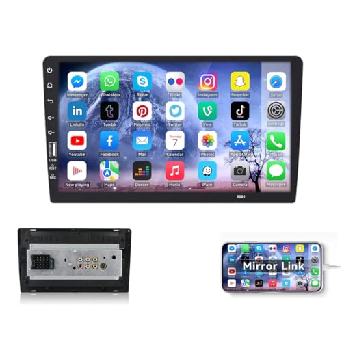 Radio para carro con pantalla táctil 9 pulgadas miniatura 1