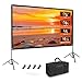 Beamer Leinwand mit Stativ 120 Zoll, HolaDream Projektor Leinwand Tragbare Outdoor 16:9 HD, Projector Screen mit Ständer und Tragetasche für Home Garten, Party, Theater, Nächte